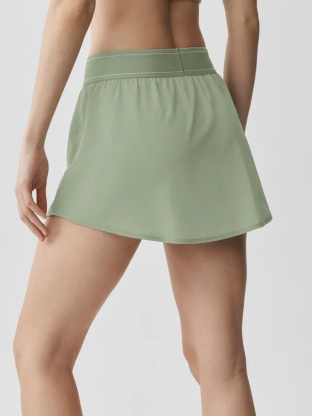 Women's A Line Alo Match Point Tennis Skirt Dune Grass🍃 - Picture 9 of 9